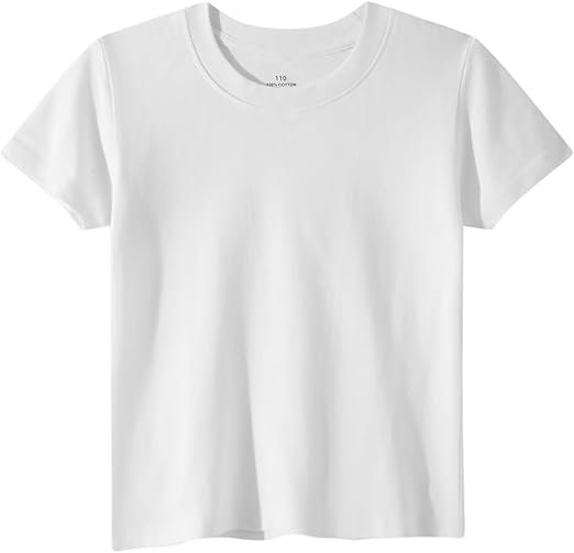 Cadidi Dinos Boys 100% Cotton Crewneck Shirts Kids Summer T Shirt Girls Tee Tops